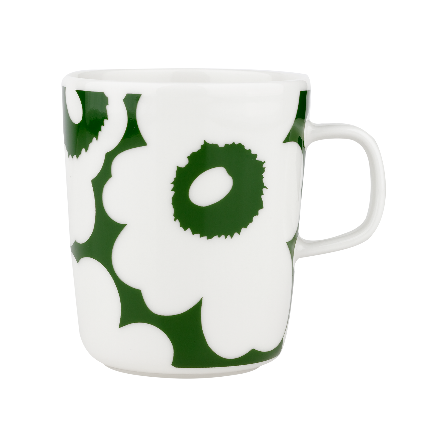 Marimekko 60th Anniversary Unikko Mug, white/green – Touch of Finland