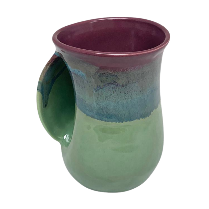 Hand Warming Mug - Left Handed Pottery