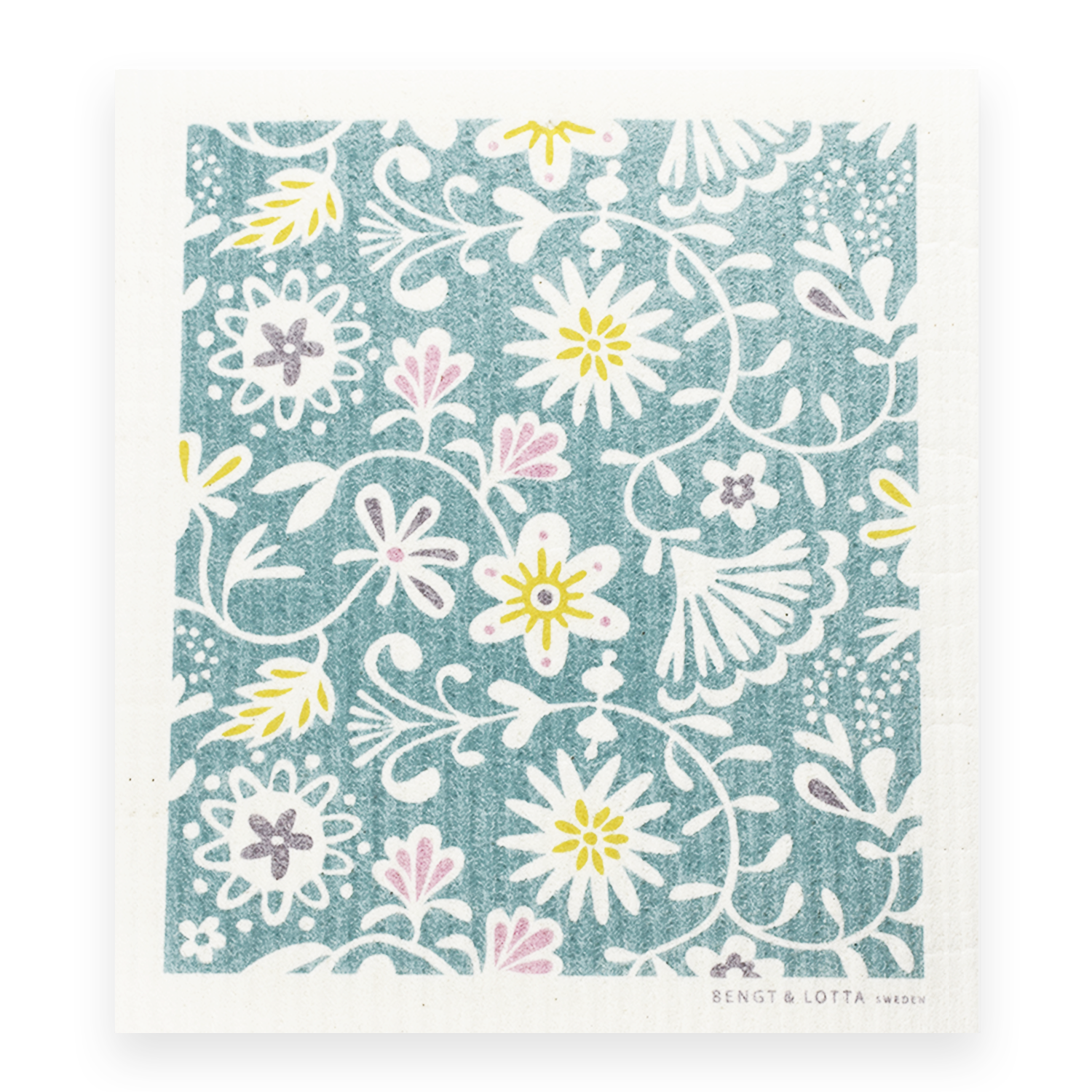 Floral Swedish Dishcloths (Set of 6) - Quiltfolk