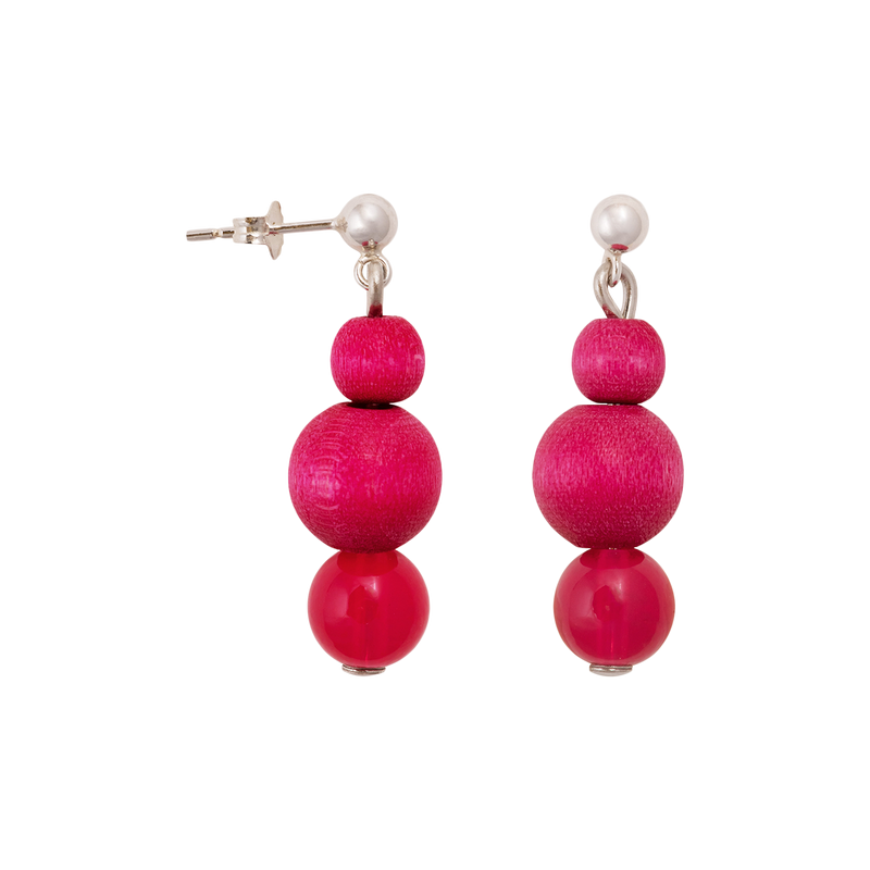 Aarikka Irene Earrings, pink