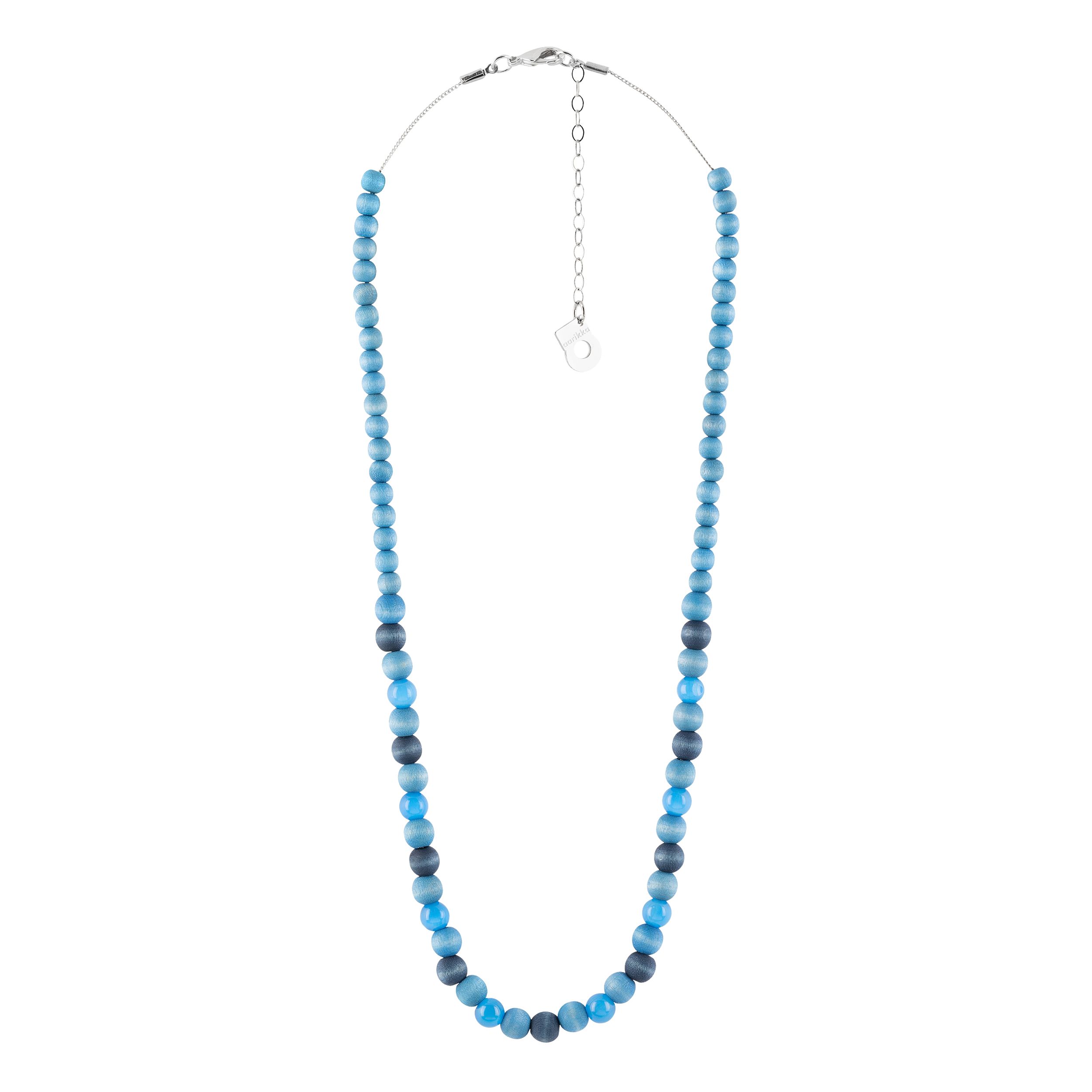 Aarikka Lydia Necklace, shades of blue – Touch of Finland