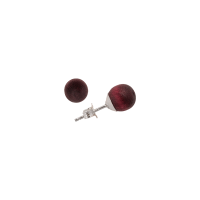 Aarikka Marja Earrings, plum red