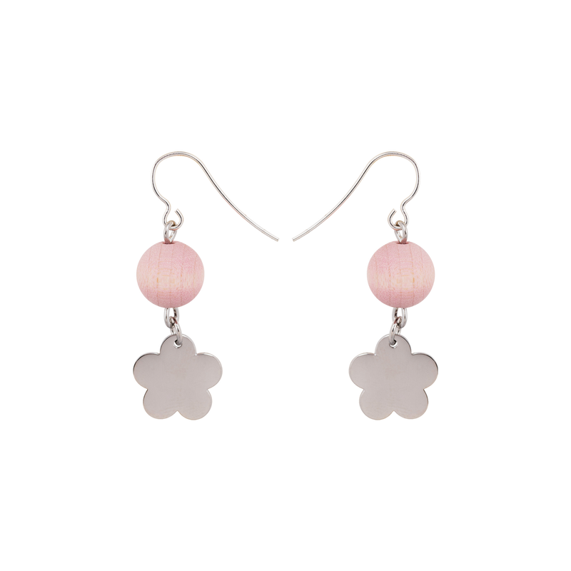 Aarikka-Minea-Earrings, pink