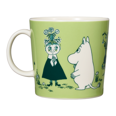 Arabia Moomin ABC Mug - V BACK GRAPHIC