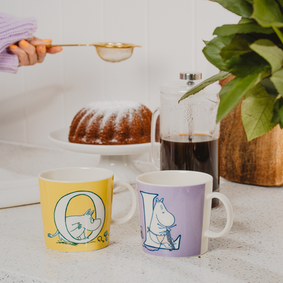 Arabia Moomin ABC Mugs - L and O