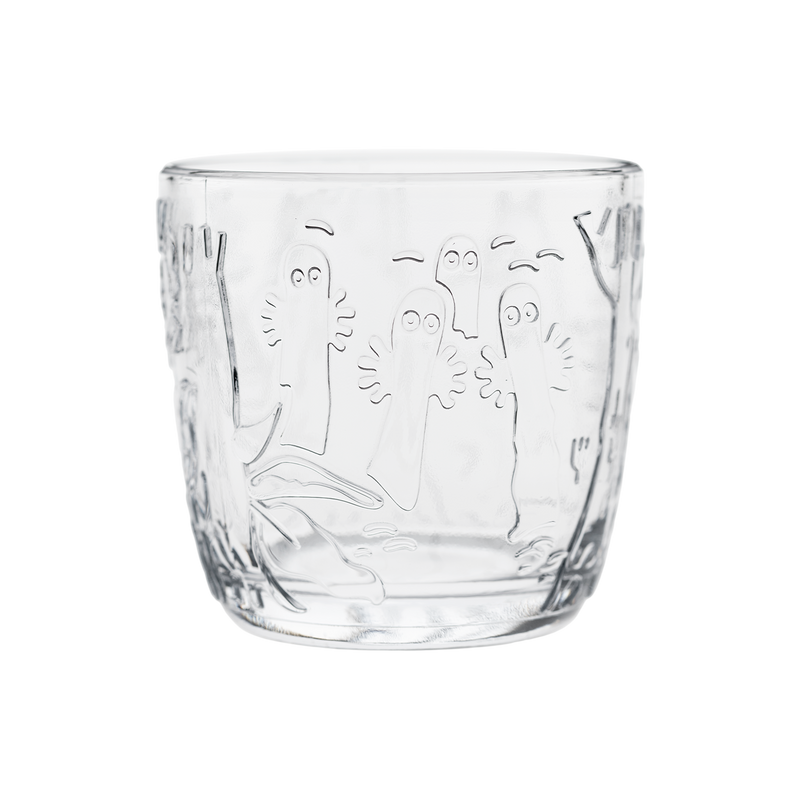 Arabia Moomin Hattifateners Forest Clear Glass Tumbler