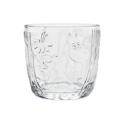 Arabia Moomintroll Forest Clear Glass Tumbler