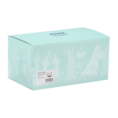 Arabia Moomin Forest Clear Glass Tumblers Gifting Box Set