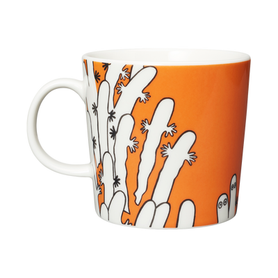 Arabia Moomin Mug - Hattifatteners back graphic