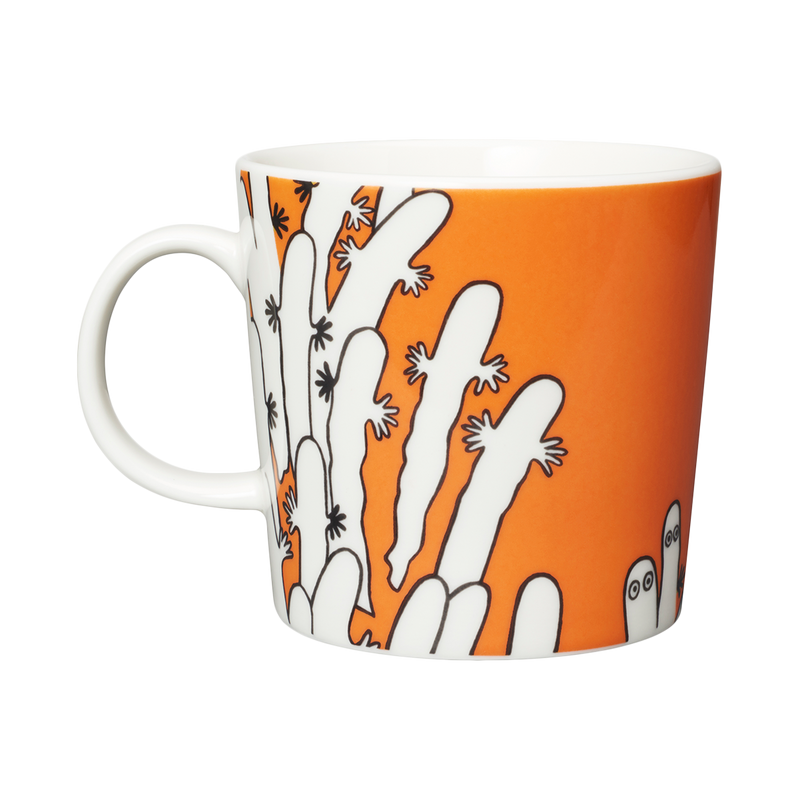 Arabia Moomin Mug - Hattifatteners back graphic