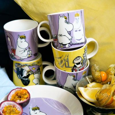 Arabia Moomin Mug - Snorkmaiden and misabel