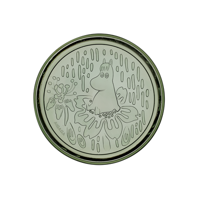 Arabia Moomin Forest Green Glass Plate