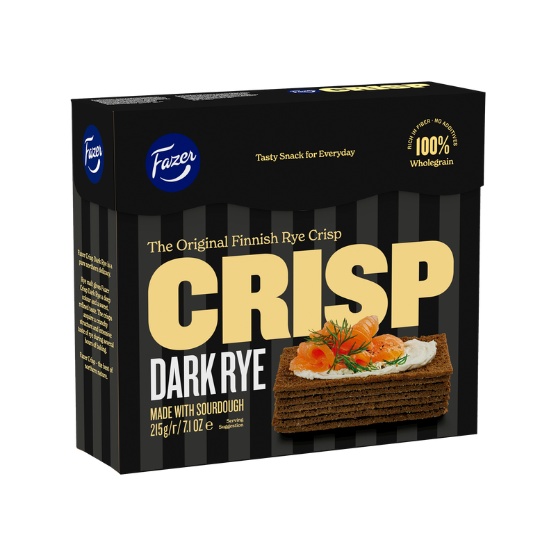 Fazer Crisp Dark Rye (215g)