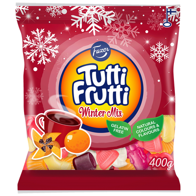 Fazer Tutti Frutti Winter Mix Candy Bag (400g)