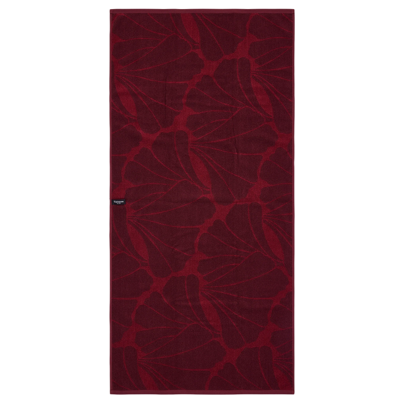 Finlayson Lilia Bath Towel, red back