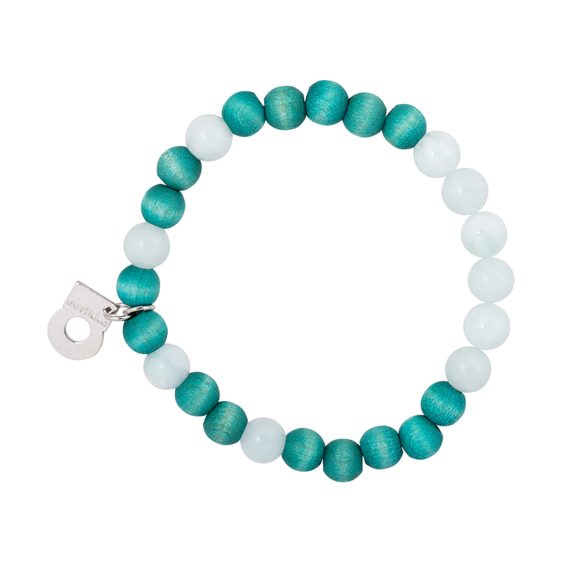 Lydia bracelet, aqua green