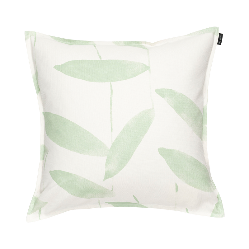 Marimekko Paju Cushion Cover, white/sage