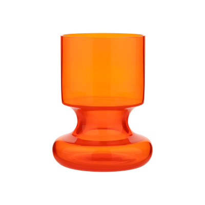 Marimekko Pokaali Orange Glass Vase