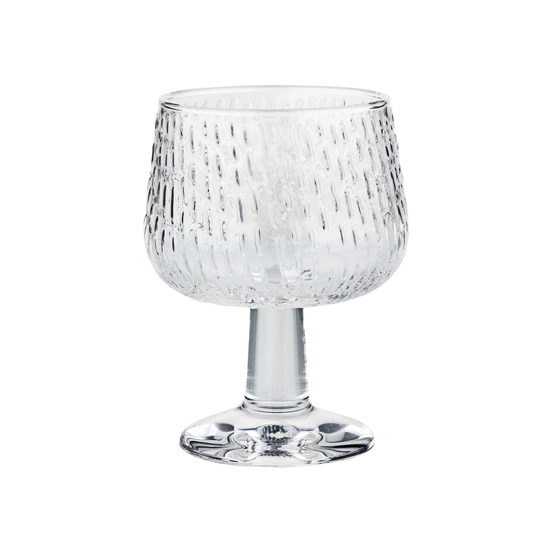 Marimekko Syksy Clear Glass Goblet