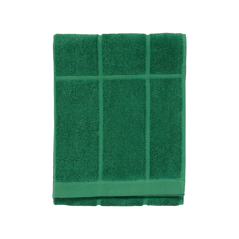 Marimekko Tiiliskivi Hand Towel, green