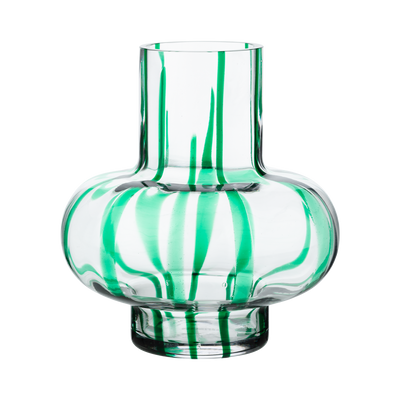 Marimekko Umpu Vase, clear/green