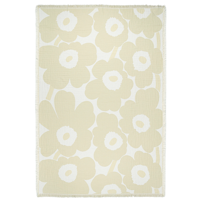 Marimekko Unikko Blanket, off-white/white