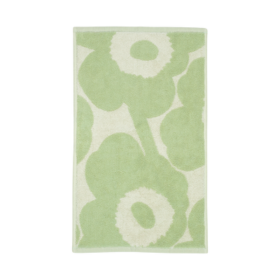 Marimekko Unikko Guest Towel, off-white/sage poppy