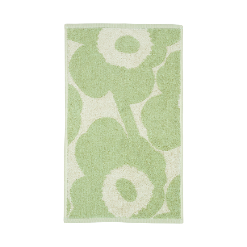 Marimekko Unikko Guest Towel, off-white/sage poppy