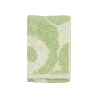 Marimekko Unikko Guest Towel, off-white/sage