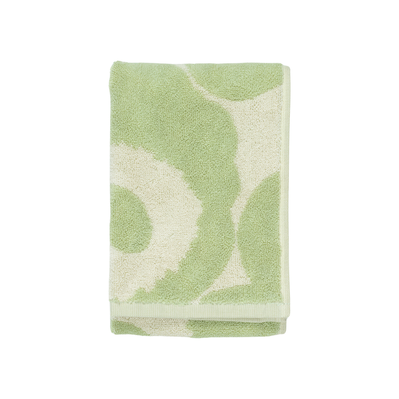 Marimekko Unikko Guest Towel, off-white/sage