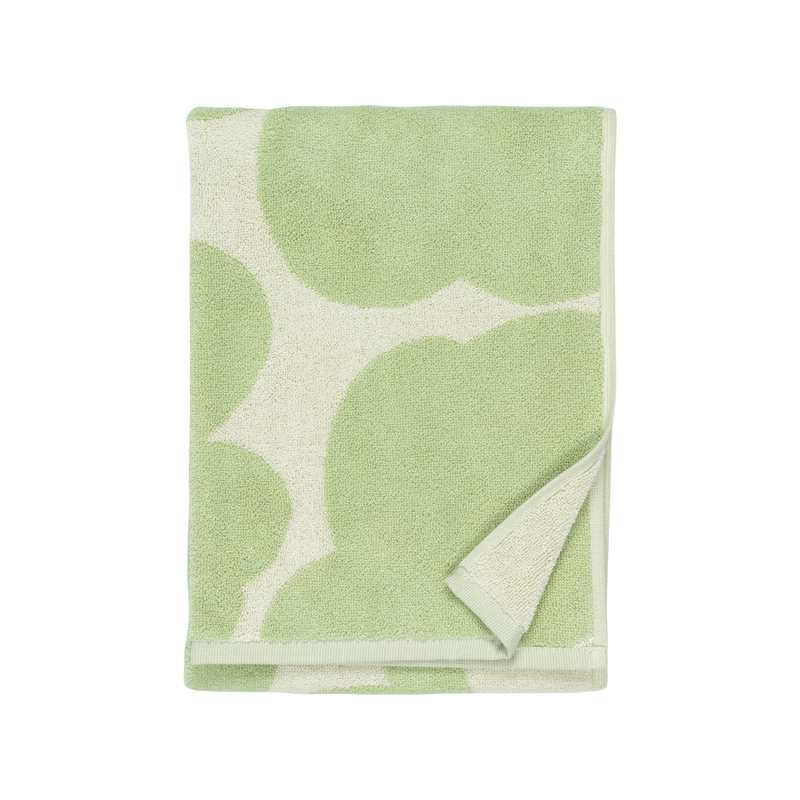 Marimekko Unikko Hand Towel, off-white/sage