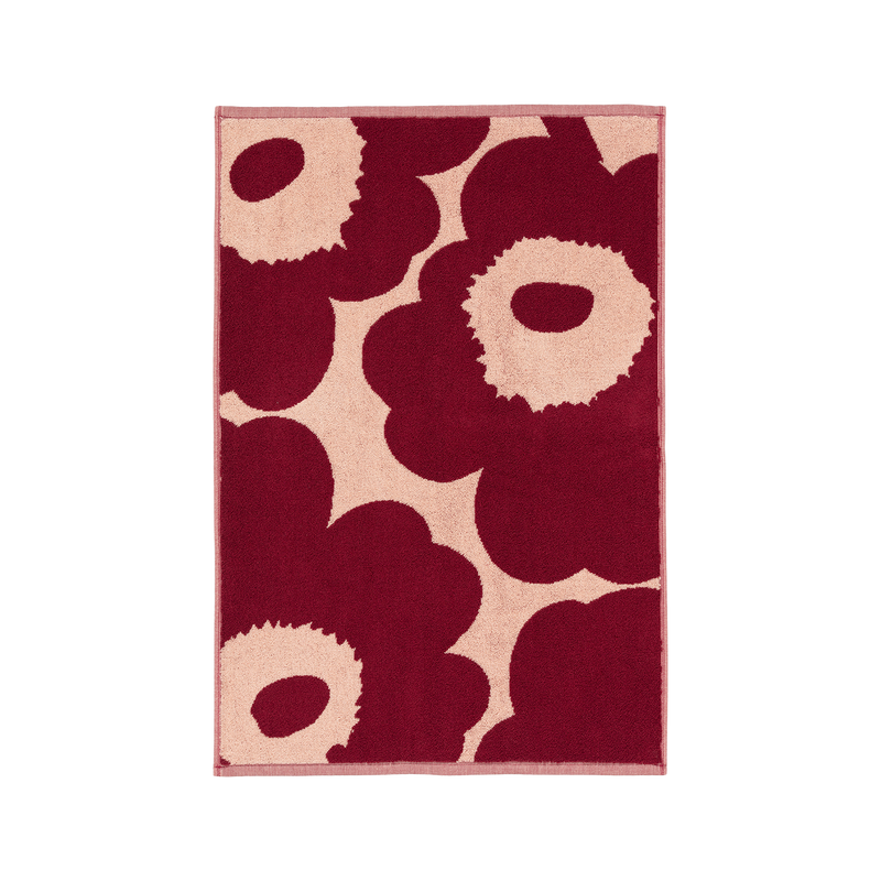 Marimekko Unikko pink dark cherry poppy flower