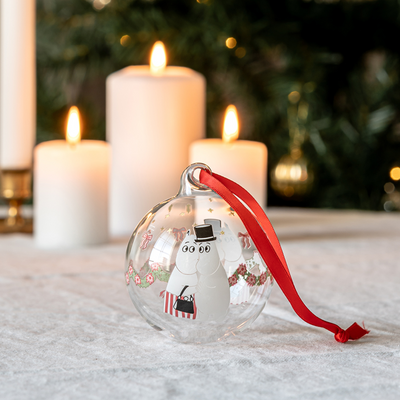 Muurla Moomin Garland Glass Ball Ornament lifestyle