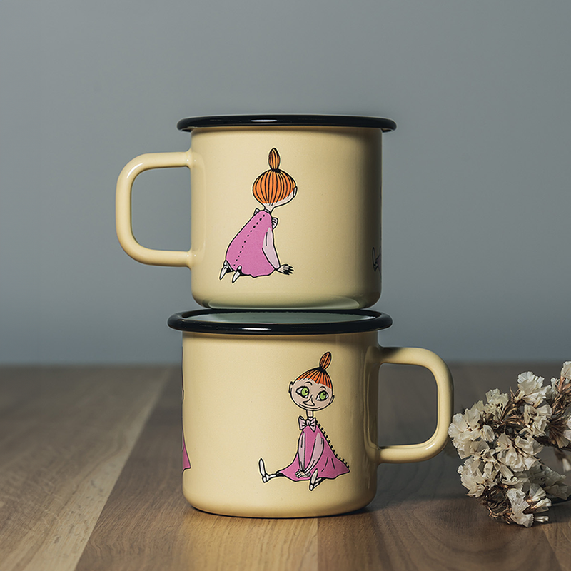 Muurla Moomin Mymble Enamel Mug Stacked