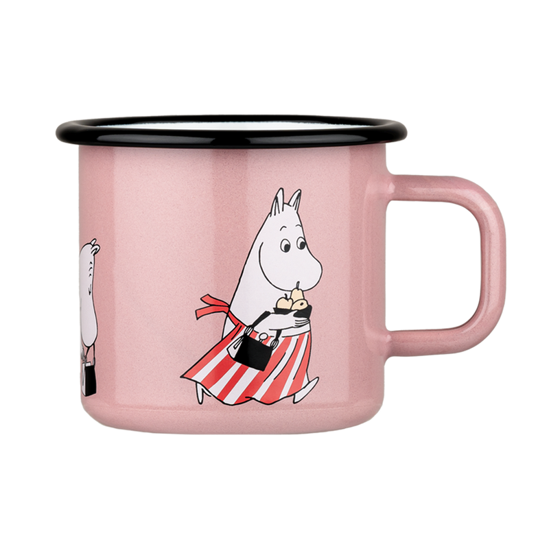 Muurla Moominmamma Enamel Mug side view