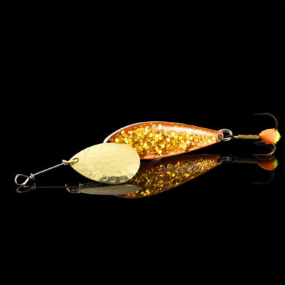 Norolan Spoon 8 cm Weedless Grass Lure, gold/red – Touch of Finland