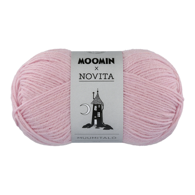 Novita Dusty Pink Moomin Muumitalo Wool Yarn