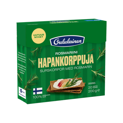 Oululainen Rye & Rosemary Crispbread (200g)