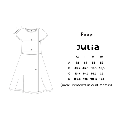 PaaPii Julia Dress sizing