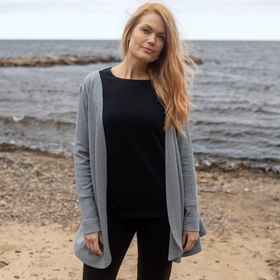 PaaPii Syli Cardigan - Gray lifestyle