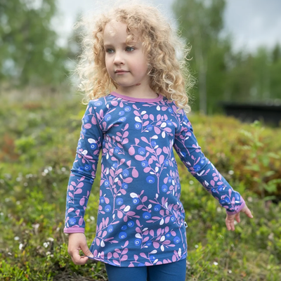 PaaPii Vieno Kids' Shirt - Blueberry lifestyle