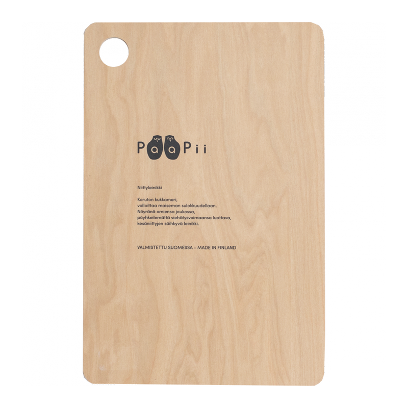 back of Paapii Buttercup Birch Cutting Board