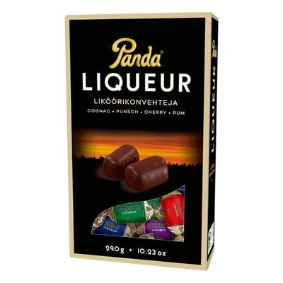 Panda Liquor Mix Dark Chocolates Box (290g)