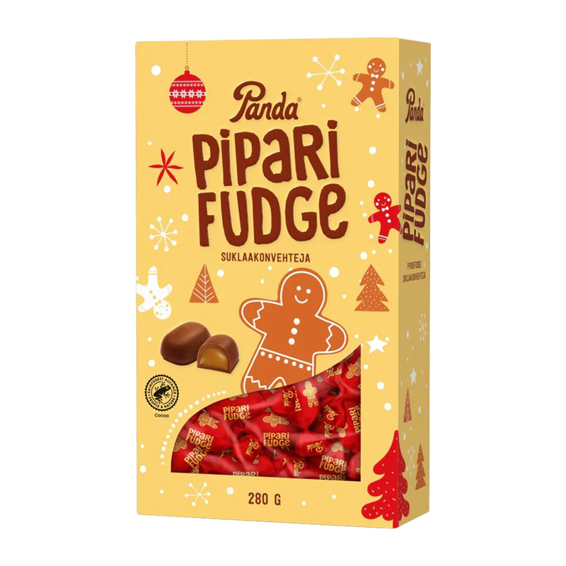 Panda Pipari Fudge Gingerbread Toffee Chocolates Box (280g)