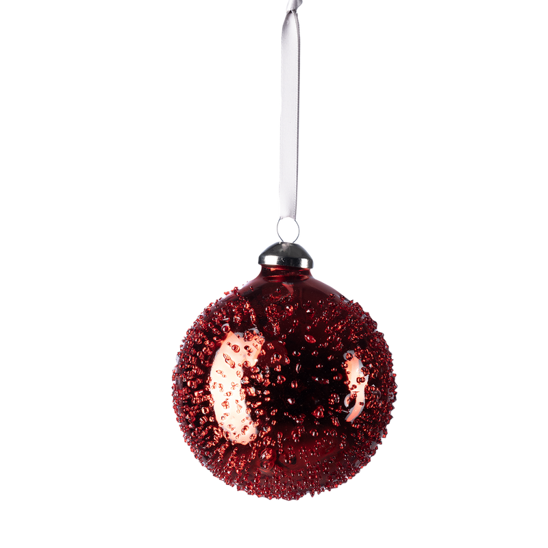 Pentik Ihana Glass Ball Ornament - red product