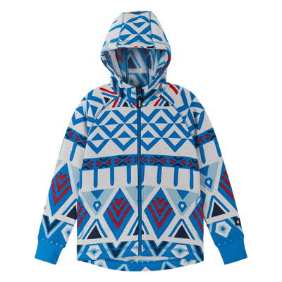 Reima Juniors' Northern Fleece Jacket - Bright Blue with zipper