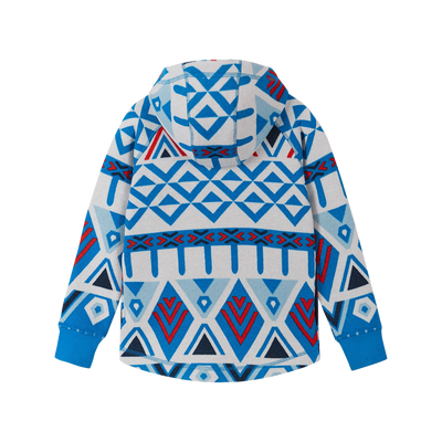 Reima Juniors' Northern Fleece Jacket - Bright Blue with hood