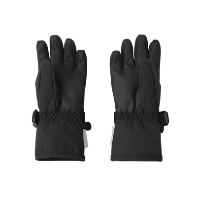 Reima Juniors' Tartu Waterproof Reimatec Gloves - Black reinforced fingers