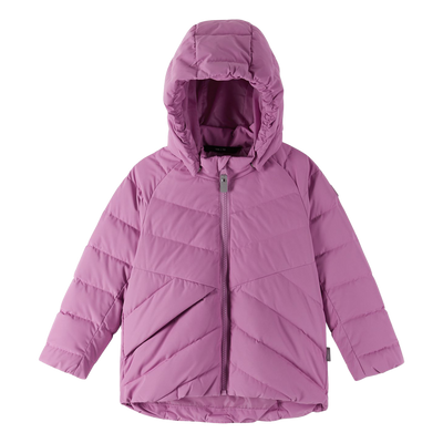 Reima Toddlers' Kupponen Waterproof Down Jacket - Mauve Pink with hood