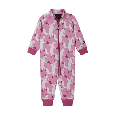 Reima Toddlers' Myytti Moisture-Wicking Fleece Jumpsuit - Mauve Pink